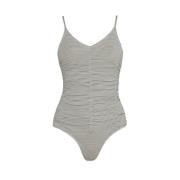 Dusty Olive Beck Søndergaard Fendra Gathered Bea Swimsuit