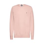 Pink Crystal Tommy Hilfiger 1985 Crew Neck Sweater Genser