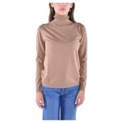 Cashmere Turtleneck Sweater i Caramello