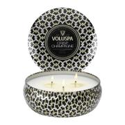 Crisp Champagne Voluspa 3-Wick Tin Candle 40 T Duftlys