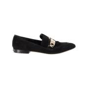 Pre-owned Suede flats