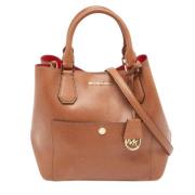 Pre-owned Brunt skinn Michael Kors Tote