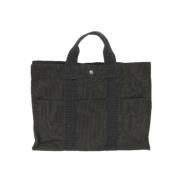 Pre-owned Gra nylon Hermes Tote