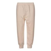 Casual Beige Bomullsjoggers