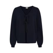 Frigga TIE Cardigan - Navy