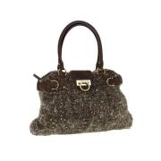 Pre-owned Wool handbags