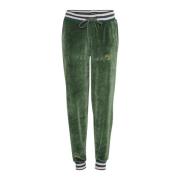 Stripete Ribbestrikkede Sweatpants Hunter