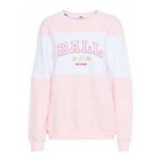 Koselig Sweatshirt med Brodert Logo