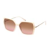 Joanna Sunglasses Ivory/Brown Shaded