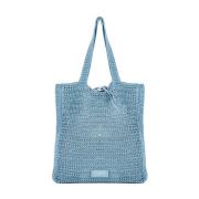 Heklet Shoppingbag Victoria Pudder