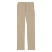 Beige Chino Bukser Rett Ben