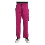 Rosa Logo Cargo Bomull Jogger Bukser