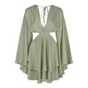 Riona Cut Out Dress - Minted Sage