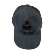 Blå Bomull Baseball Cap