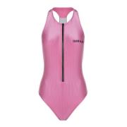 Racerback One Piece Badedrakt Modig Rosa