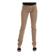 Super Slim Fit Beige Jeans