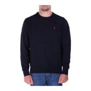 Svart Sweatshirt 60% Bomull 40% Polyester