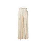 Krem Adonis Wide Leg Bukser