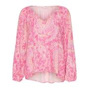 Rosa Crcassia Bluse med 3/4 Ermer