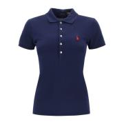 Slim Fit Femknappet Poloskjorte