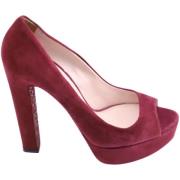 Pre-owned Velvet heels