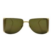 Helmut Lang Hl002 Aviator Solbriller - Gull