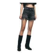 Frayed Jeans Shorts Modern Design