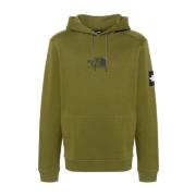 Skog Oliven Hettegenser Sweatshirt