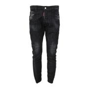 Svart Tidy Biker Jean