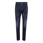 Blå Stretch Denim Jeans Aw24