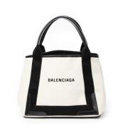 Pre-owned Beige Canvas Balenciaga skulderveske