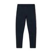 Logo Brodert Wide-Leg Sweatpants