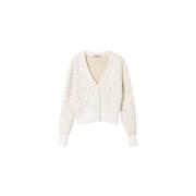 Angora Jacquard Cardigan