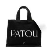 Logo-print Tote Bag i Svart/Hvit