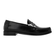 Svarte Penny Loafers