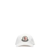 Hvit skygge baseballcap med logo