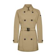 Brun Trenchcoat Vanntett By Essensiell