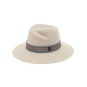 Dekorert Bomull Grosgrain Hatt