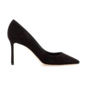 Suede Romy 85 Pointed-Toe Pumps