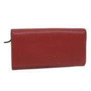 Pre-owned Leather wallets