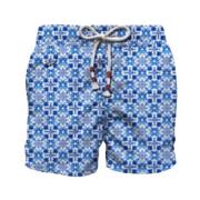 Menns Strand Shorts Micro Mønster