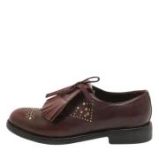 Pre-owned Leather flats