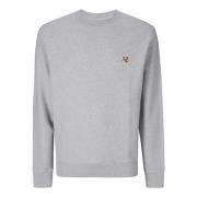 Logo Detalj Crew-Neck Sweatshirt