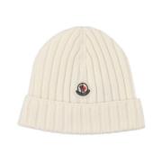 Barn Hvit Beanie Lue