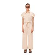 Krem Jumpsuit Kjole