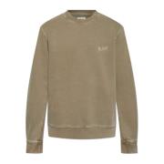 Sweatshirt med brodert logo