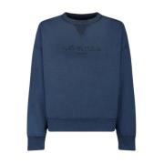 Vintage Blue Reverse Logo Sweatshirt