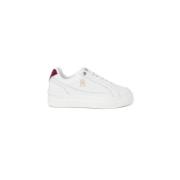 Bordeaux Lær Sporty Sneakers