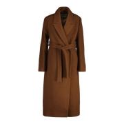 Koselig Teksturert Wrap Coat