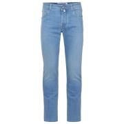 Slim Fit Denim Jeans med Broderi